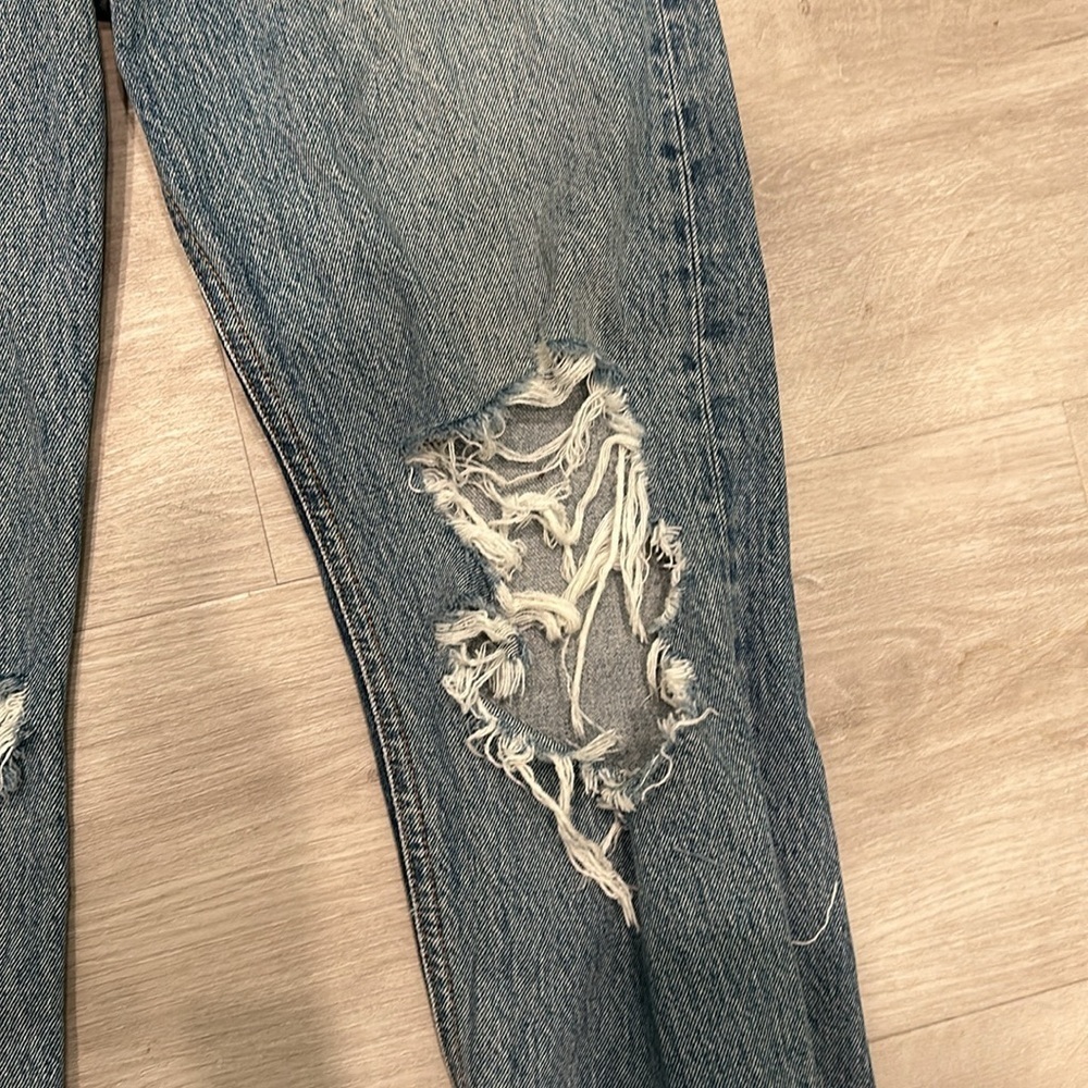 AGOLDE Distressed mid rise jeans - Picture 4 of 8